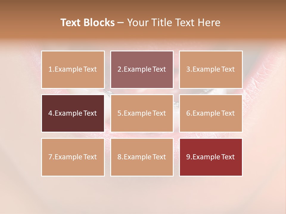 Medical Lips Healthy PowerPoint Template