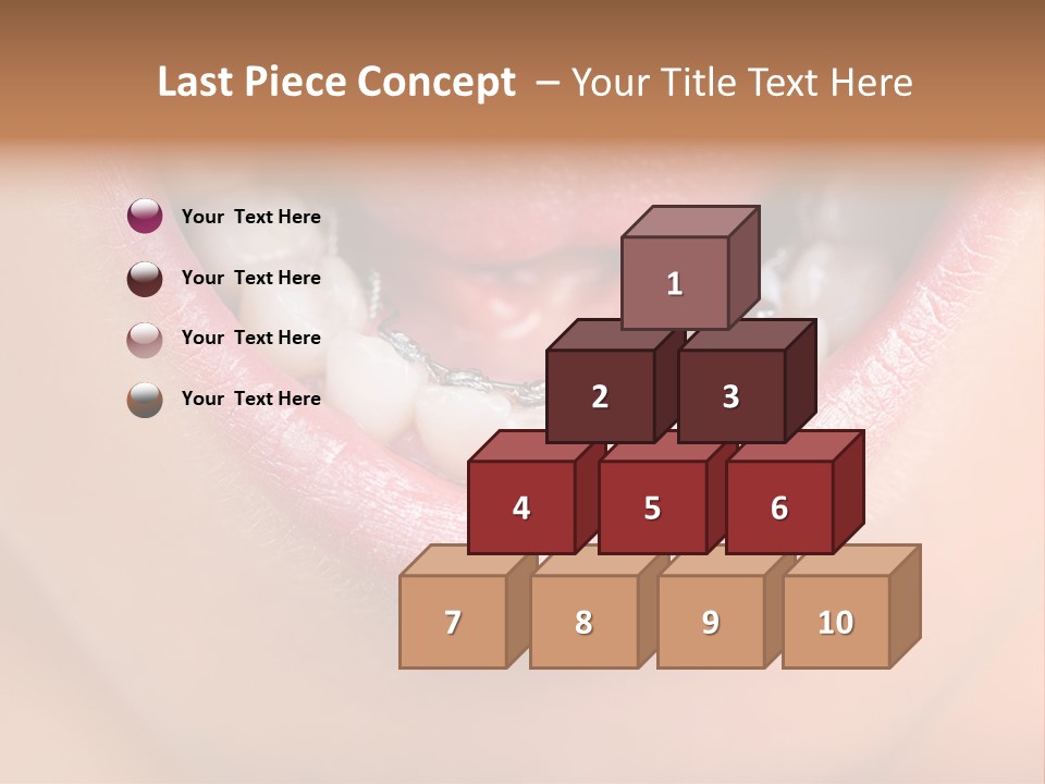 Medical Lips Healthy PowerPoint Template