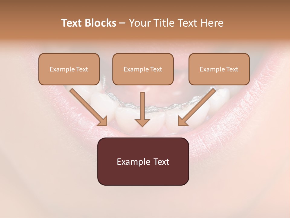 Medical Lips Healthy PowerPoint Template