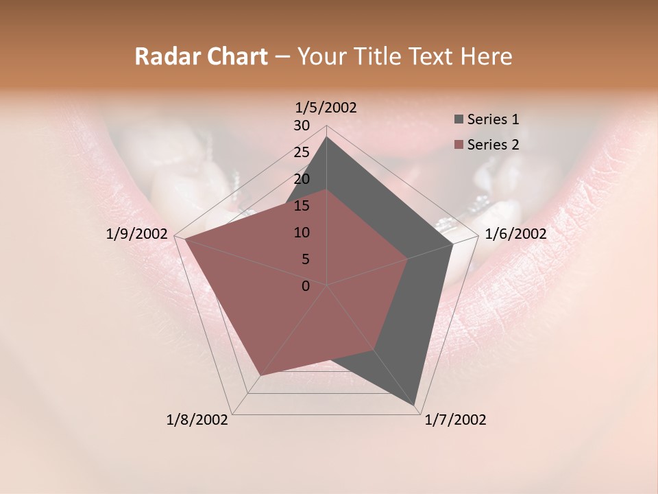 Medical Lips Healthy PowerPoint Template