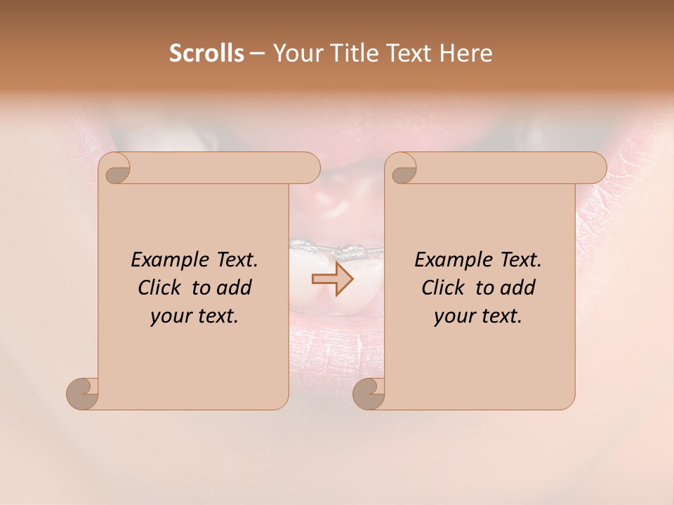 Medical Lips Healthy PowerPoint Template