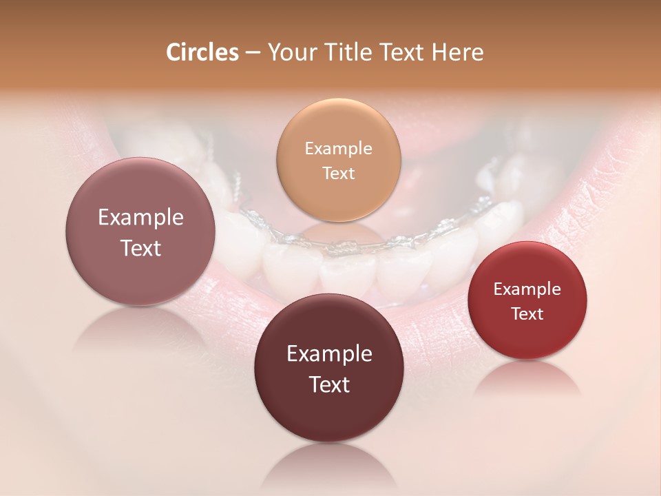 Medical Lips Healthy PowerPoint Template