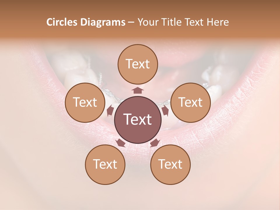 Medical Lips Healthy PowerPoint Template