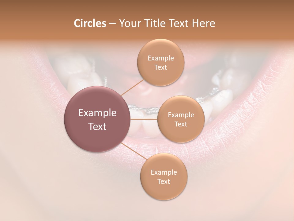 Medical Lips Healthy PowerPoint Template