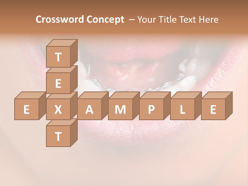 Medical Lips Healthy PowerPoint Template