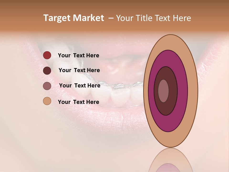 Medical Lips Healthy PowerPoint Template