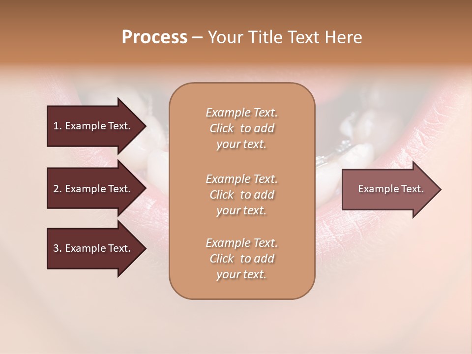 Medical Lips Healthy PowerPoint Template