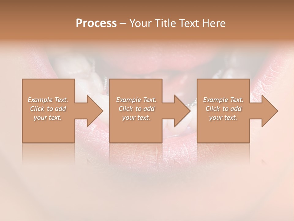 Medical Lips Healthy PowerPoint Template