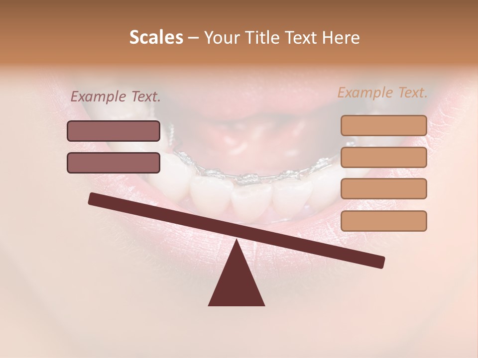 Medical Lips Healthy PowerPoint Template