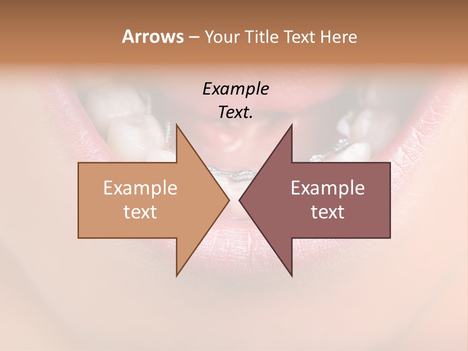 Medical Lips Healthy PowerPoint Template