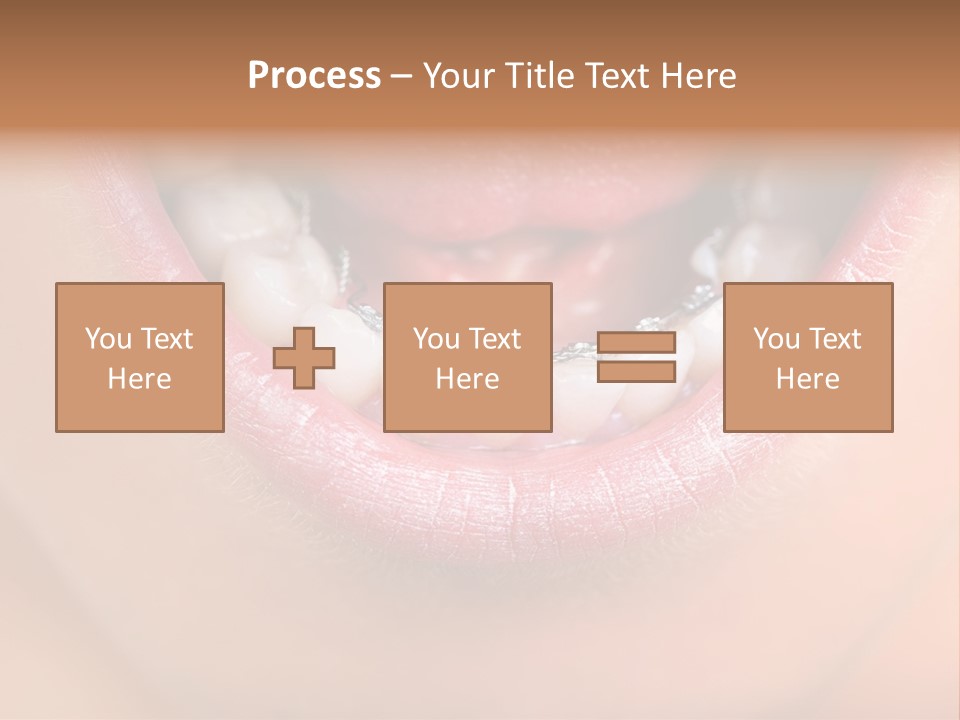 Medical Lips Healthy PowerPoint Template
