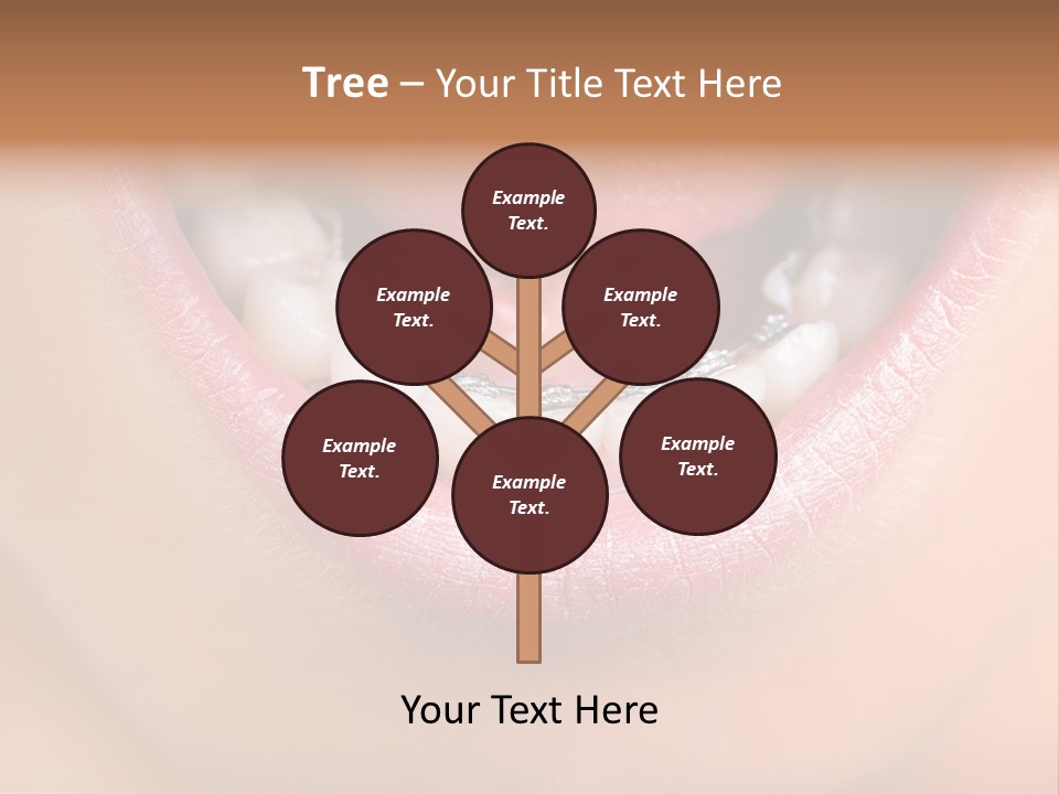 Medical Lips Healthy PowerPoint Template