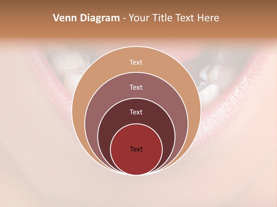 Medical Lips Healthy PowerPoint Template