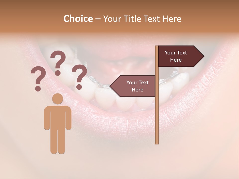 Medical Lips Healthy PowerPoint Template