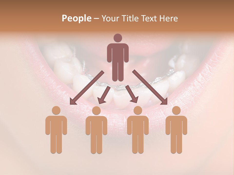 Medical Lips Healthy PowerPoint Template