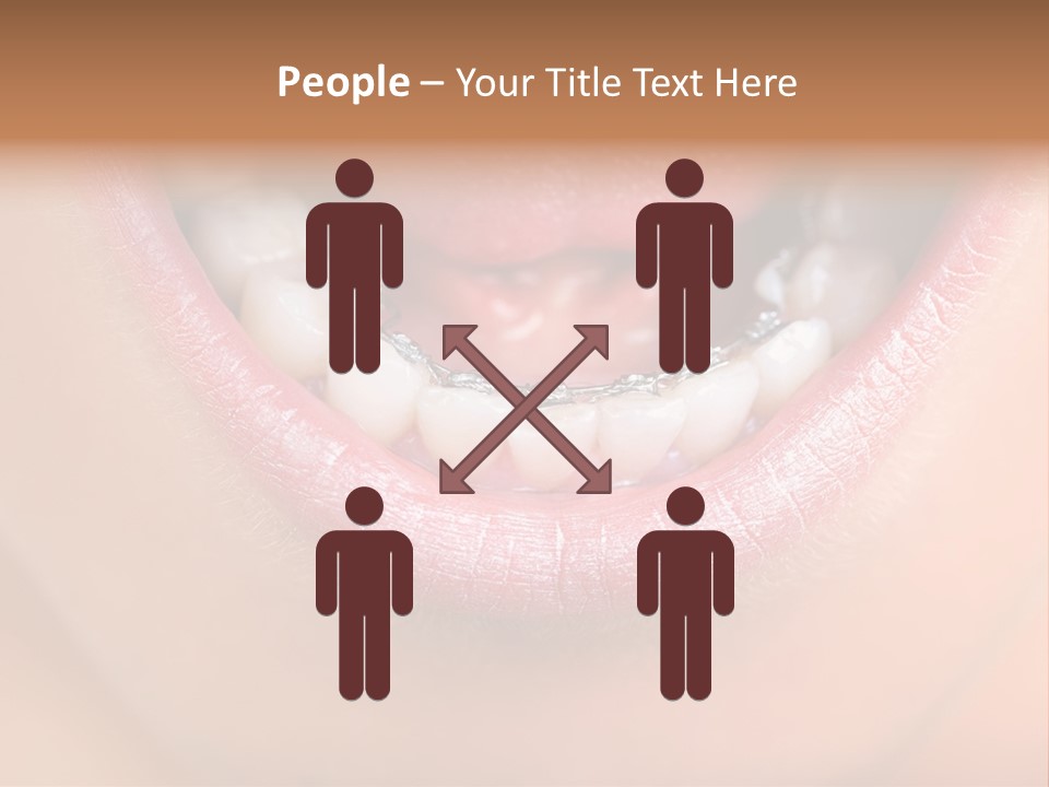 Medical Lips Healthy PowerPoint Template