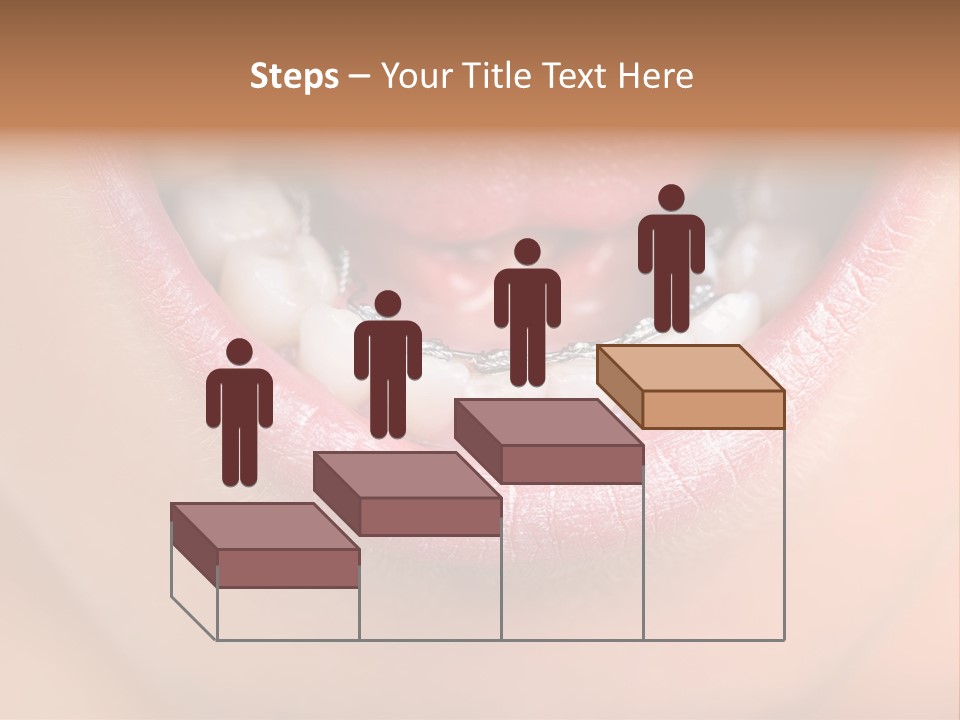 Medical Lips Healthy PowerPoint Template