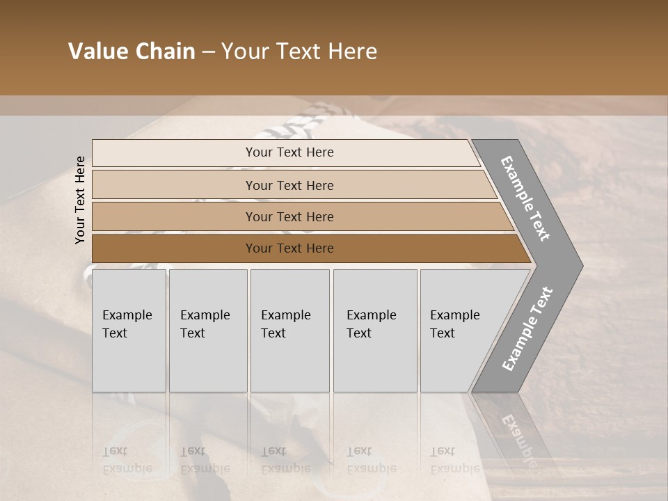A Knife And Some Wrapped Presents On A Table PowerPoint Template