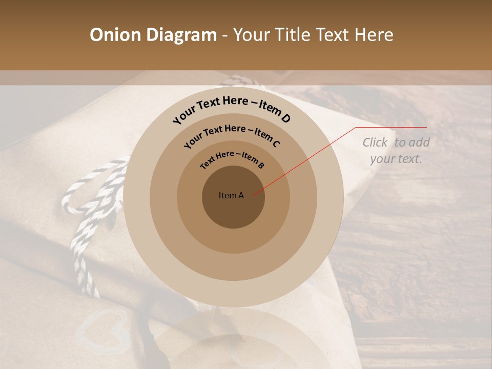 A Knife And Some Wrapped Presents On A Table PowerPoint Template