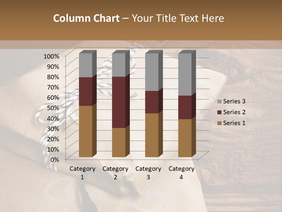 A Knife And Some Wrapped Presents On A Table PowerPoint Template