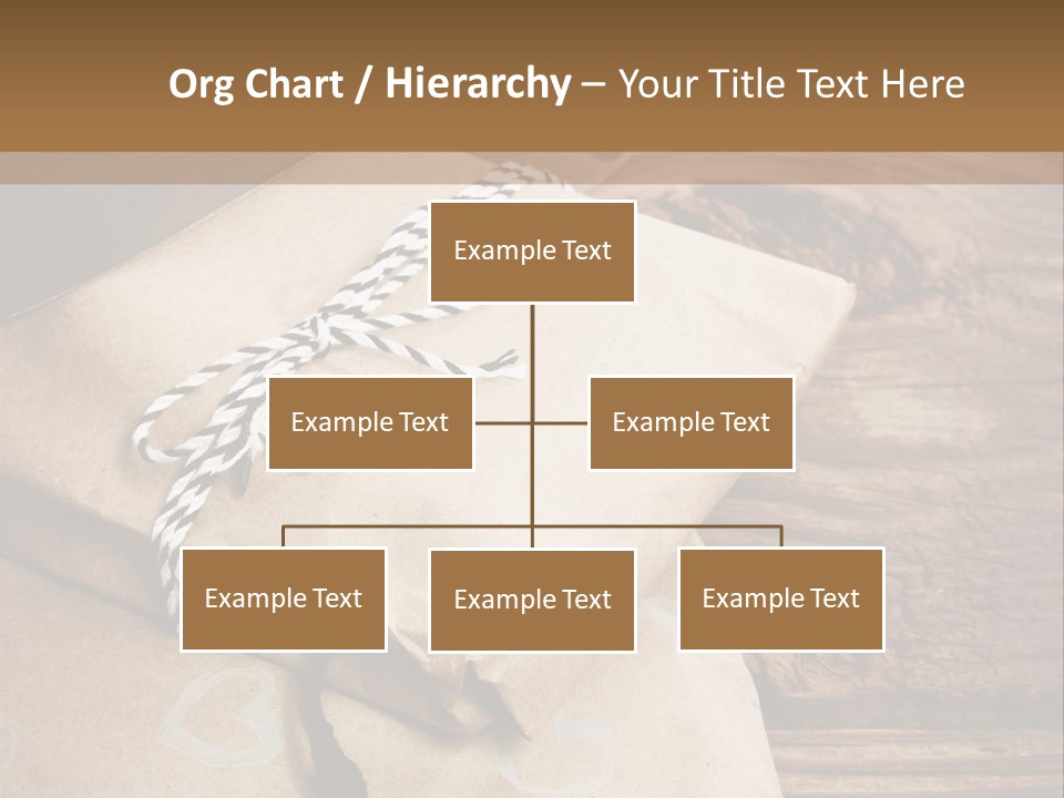 A Knife And Some Wrapped Presents On A Table PowerPoint Template