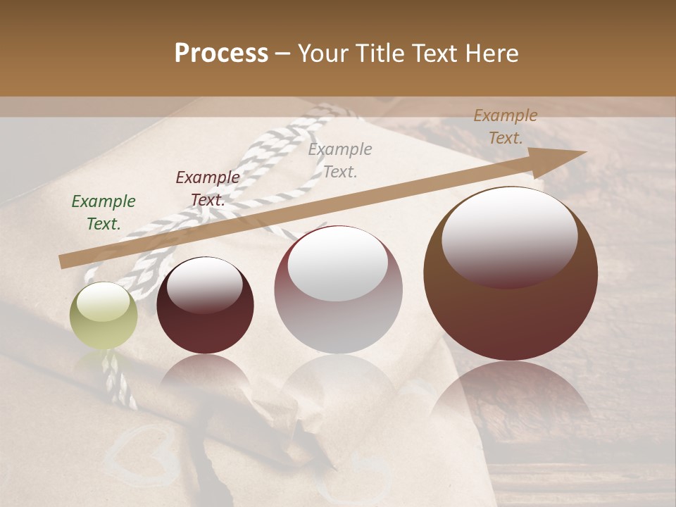 A Knife And Some Wrapped Presents On A Table PowerPoint Template