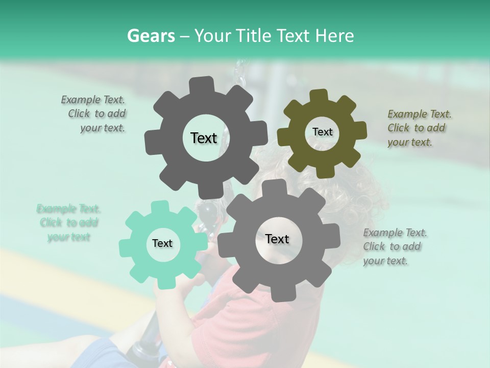 Activity Young Little PowerPoint Template