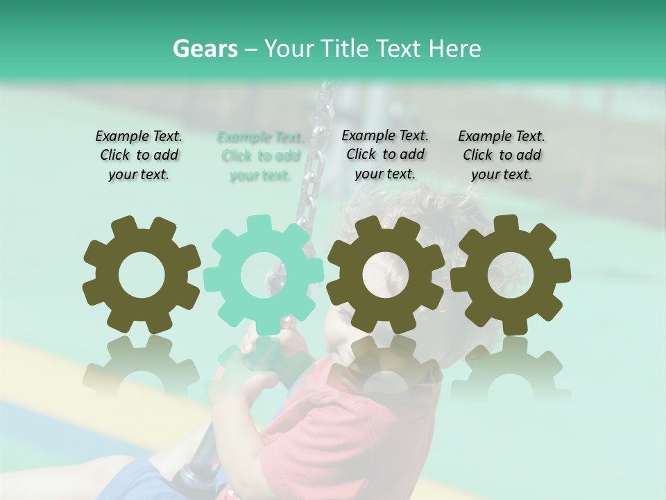 Activity Young Little PowerPoint Template