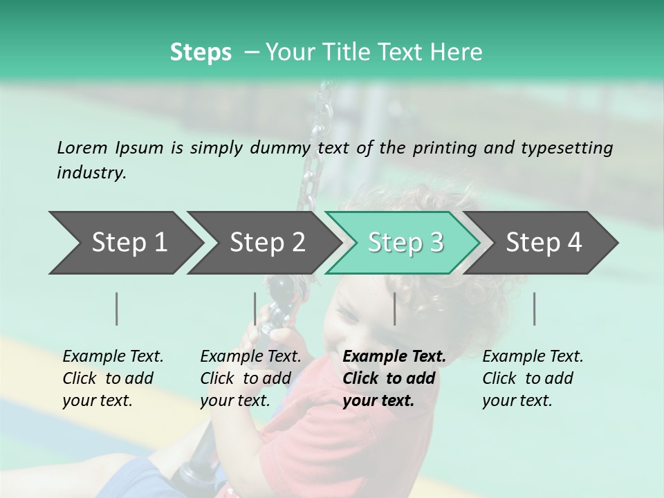 Activity Young Little PowerPoint Template