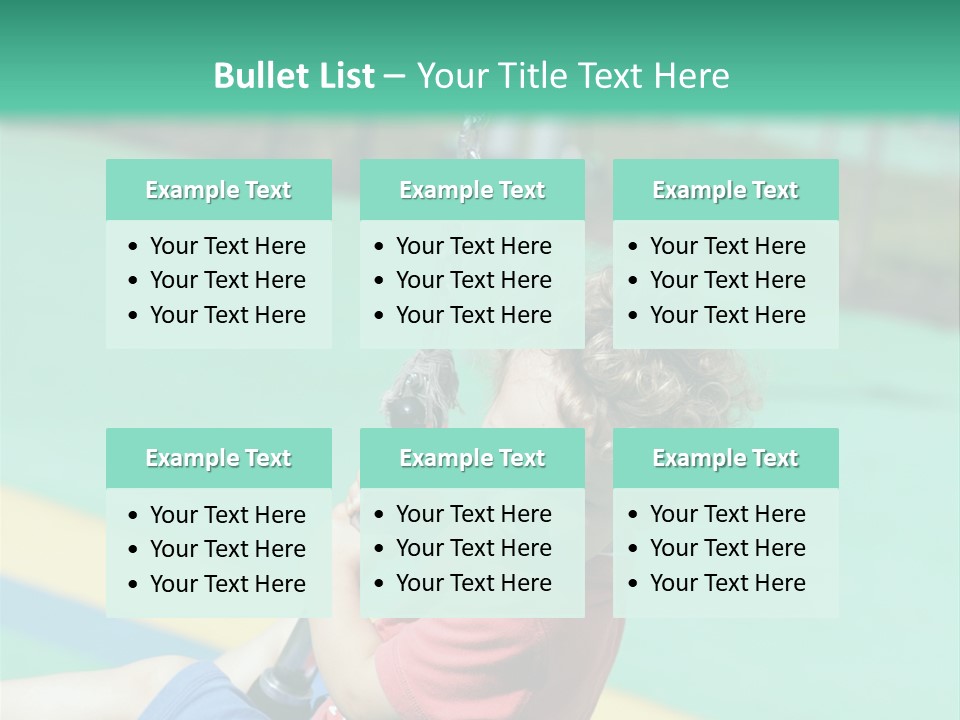 Activity Young Little PowerPoint Template