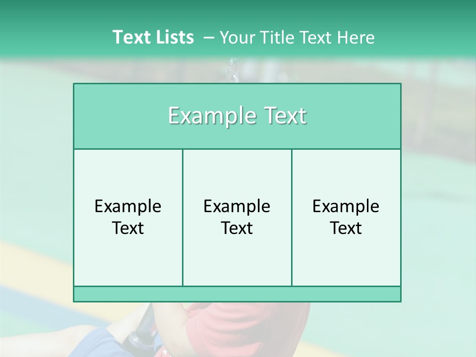 Activity Young Little PowerPoint Template
