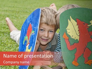 Play Young Garden PowerPoint Template