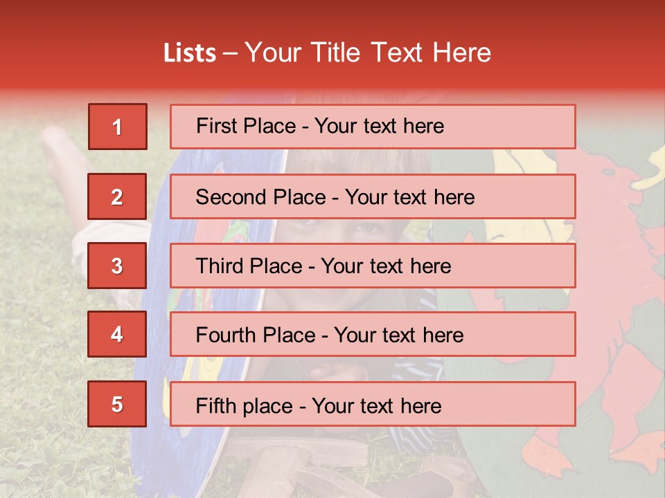 Play Young Garden PowerPoint Template