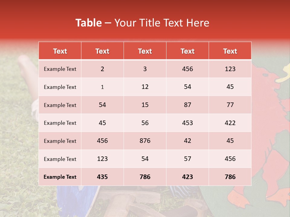 Play Young Garden PowerPoint Template
