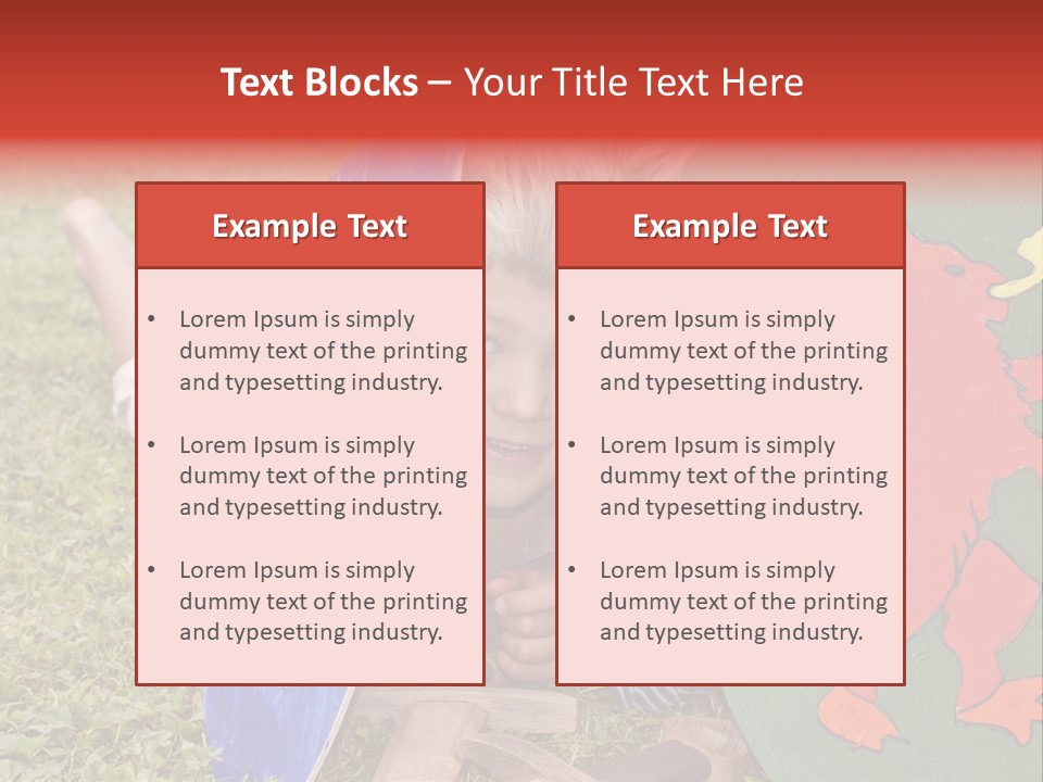 Play Young Garden PowerPoint Template