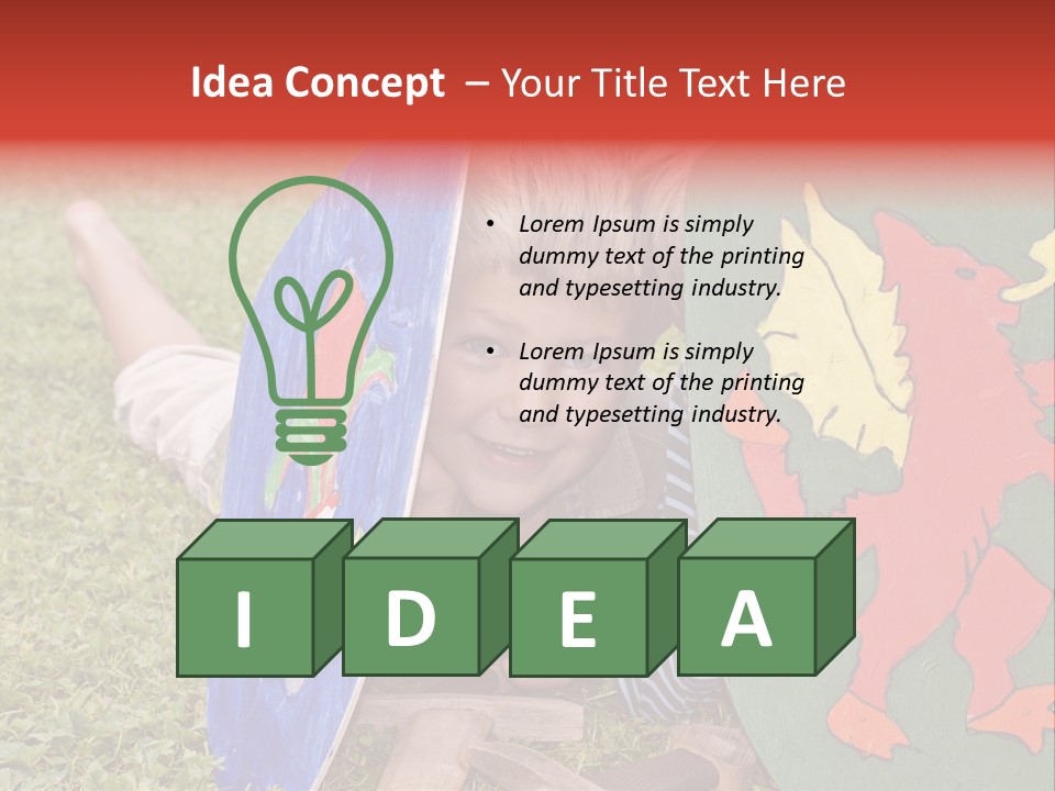 Play Young Garden PowerPoint Template