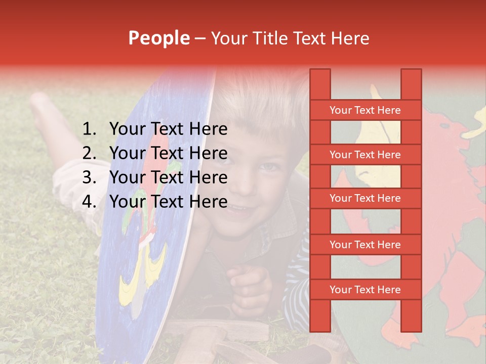 Play Young Garden PowerPoint Template