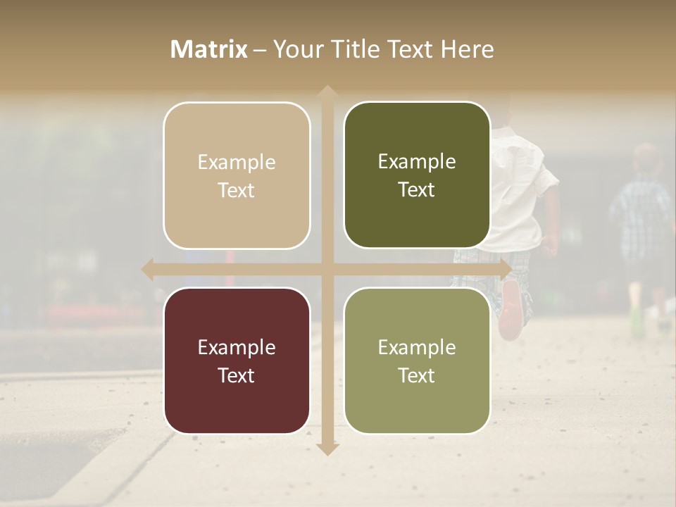 Standing Race Boy PowerPoint Template