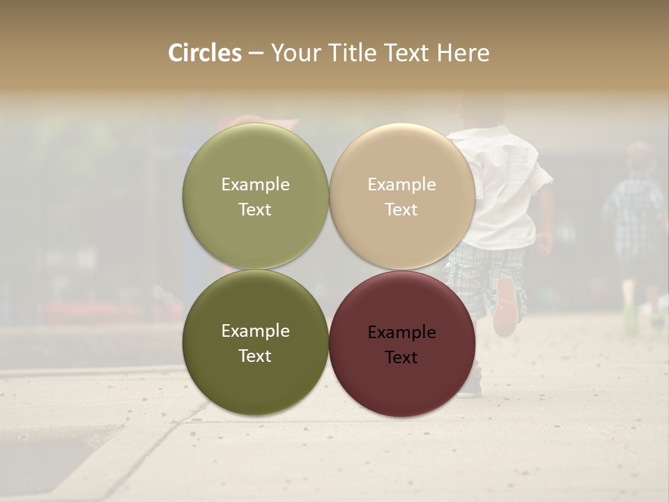 Standing Race Boy PowerPoint Template