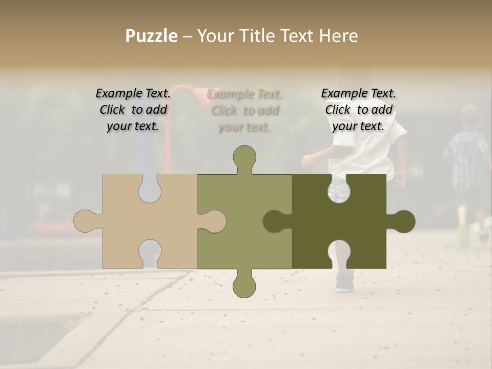 Standing Race Boy PowerPoint Template