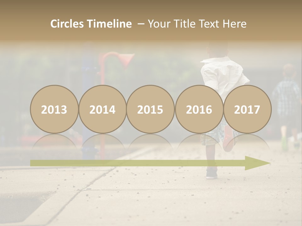 Standing Race Boy PowerPoint Template