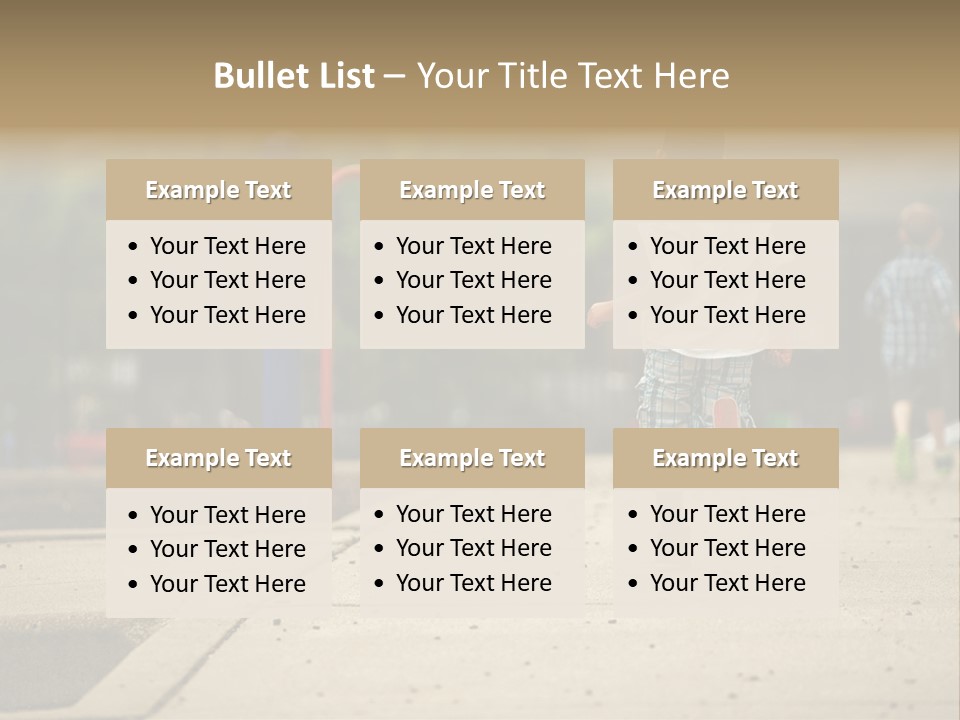 Standing Race Boy PowerPoint Template