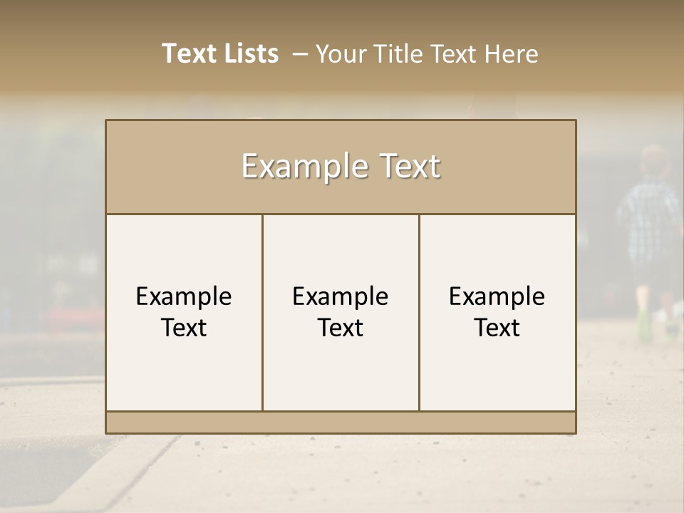 Standing Race Boy PowerPoint Template