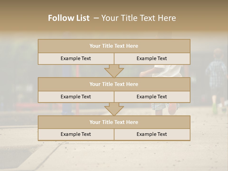 Standing Race Boy PowerPoint Template