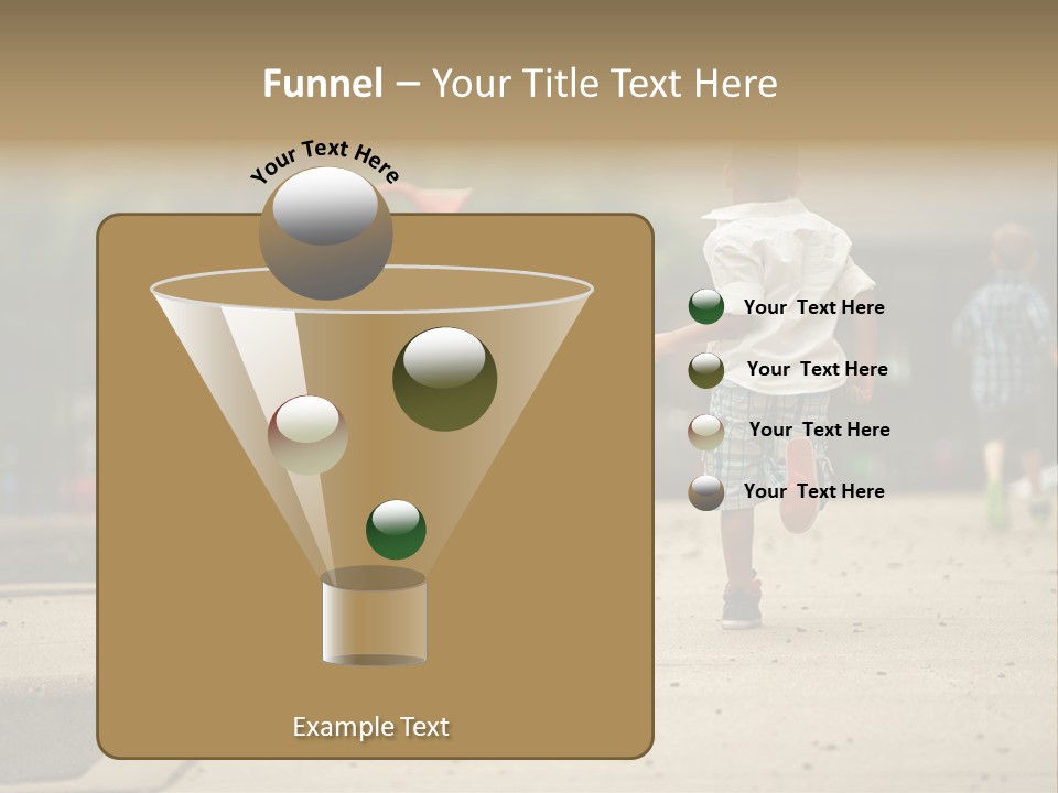 Standing Race Boy PowerPoint Template