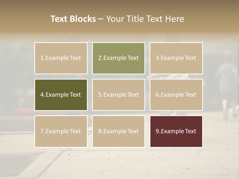 Standing Race Boy PowerPoint Template