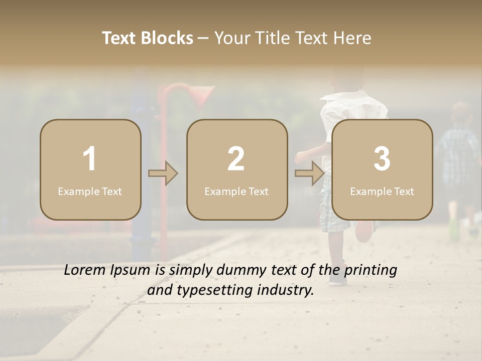 Standing Race Boy PowerPoint Template