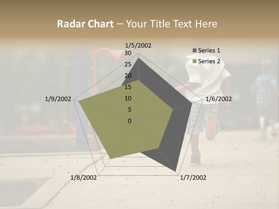 Standing Race Boy PowerPoint Template