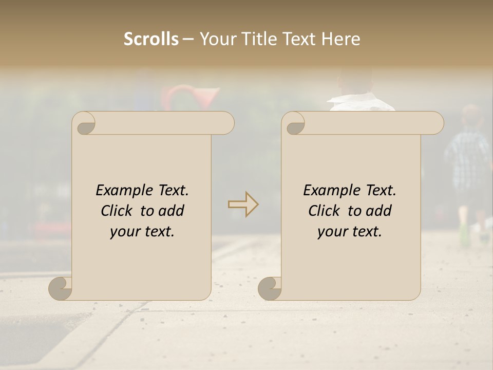 Standing Race Boy PowerPoint Template