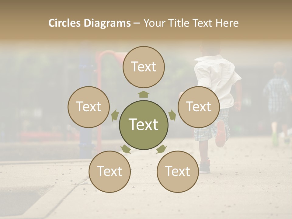 Standing Race Boy PowerPoint Template